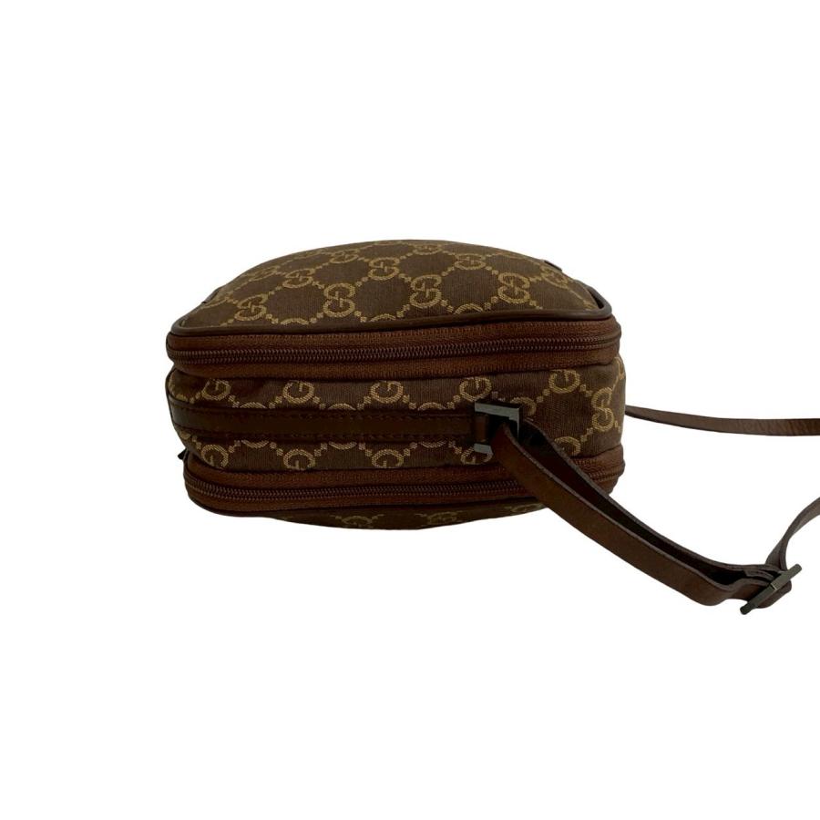 GUCCI（グッチ） 極 美品 GG ロゴ 総柄 キャンバス レザー 本革 ミニ