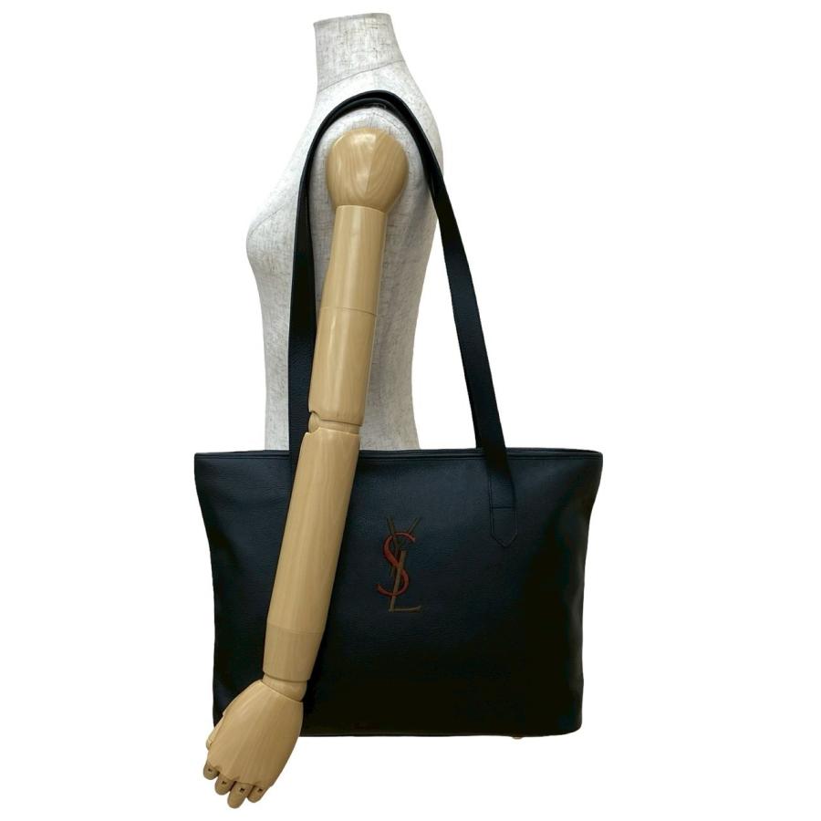 極 美品 YVES SAINT LAURENT イヴ サンローラン YSL ロゴ