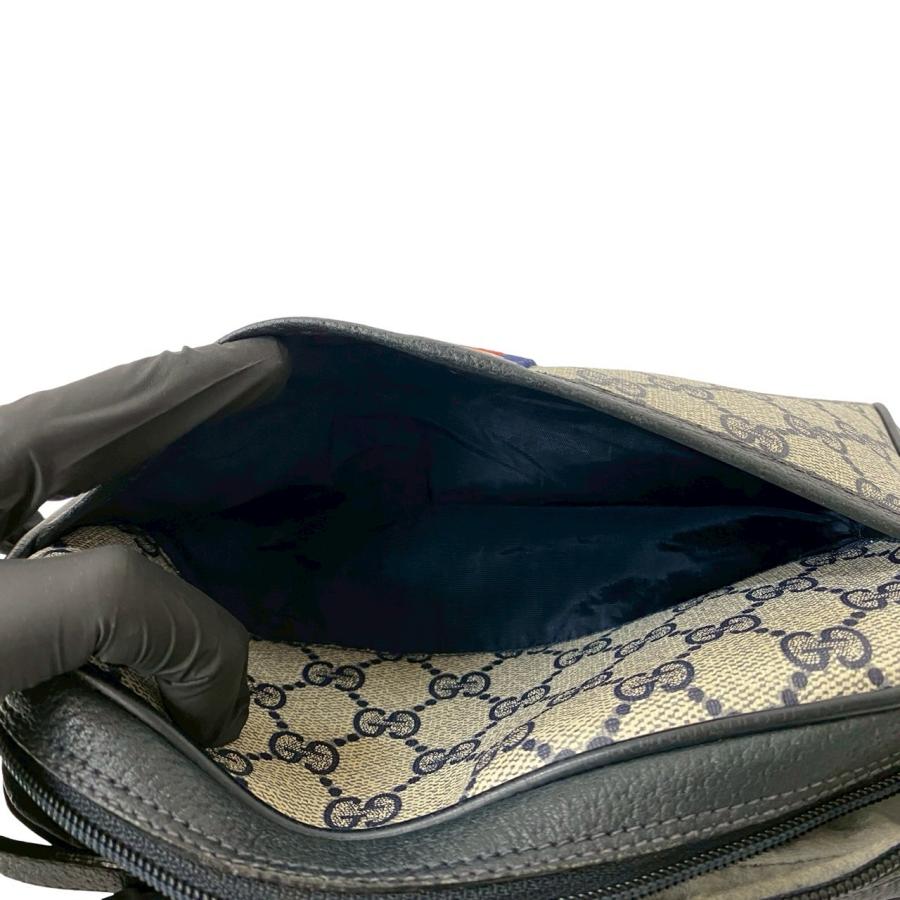 GUCCI 極 美品 グッチ オールドグッチ シェリーライン GG ロゴ 柄 金具 