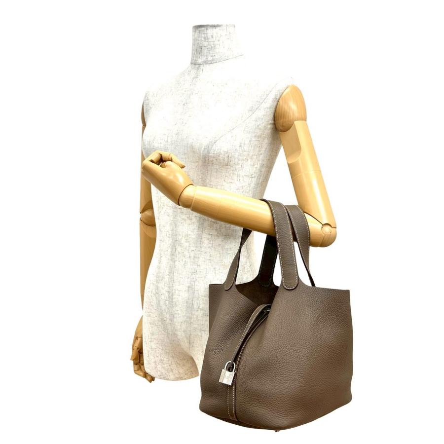 HERMES（エルメス） 極 美品 鍵付 X 刻印 ピコタンロックMM トリヨン