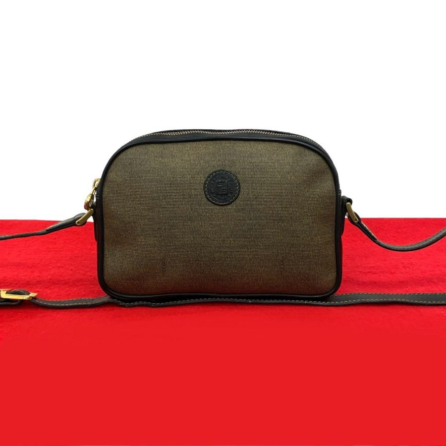 FENDI（フェンディ） 極 美品 ヴィンテージ FF ロゴ モチーフ レザー