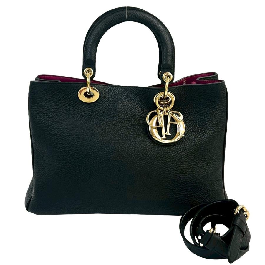 未使用保管品 Christian Dior ディオール ディオリッシモ ロゴ 金具