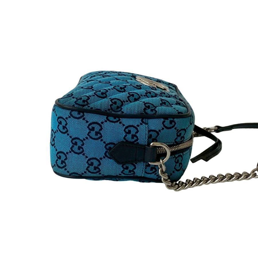 GUCCI GGマーモント GUCCI（グッチ） 極 美品 GG マーモント キャンバス レザー 本革