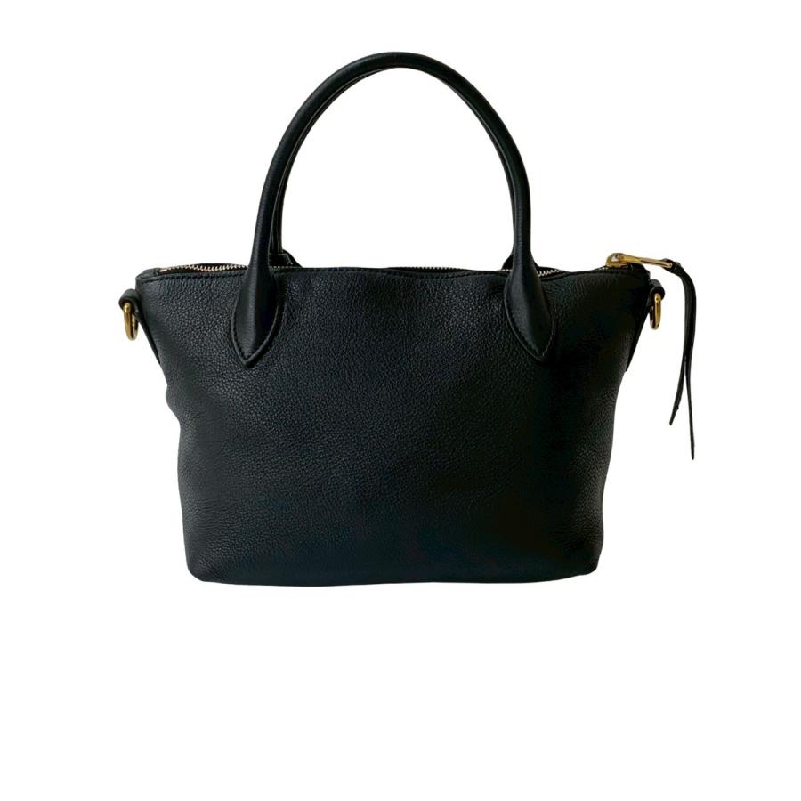 PRADA（プラダ） 極 美品 ロゴ 金具 レザー 本革 2way ハンドバッグ