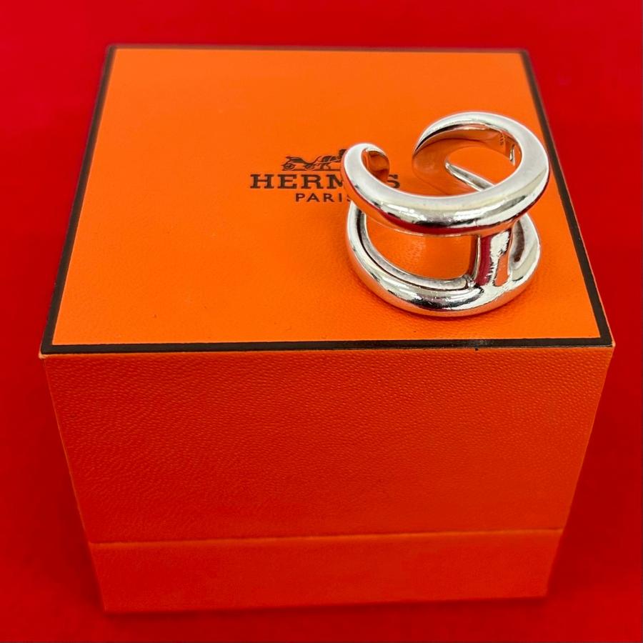 HERMES（エルメス） 極 美品 箱付き オスモズ GM シルバー925 リング