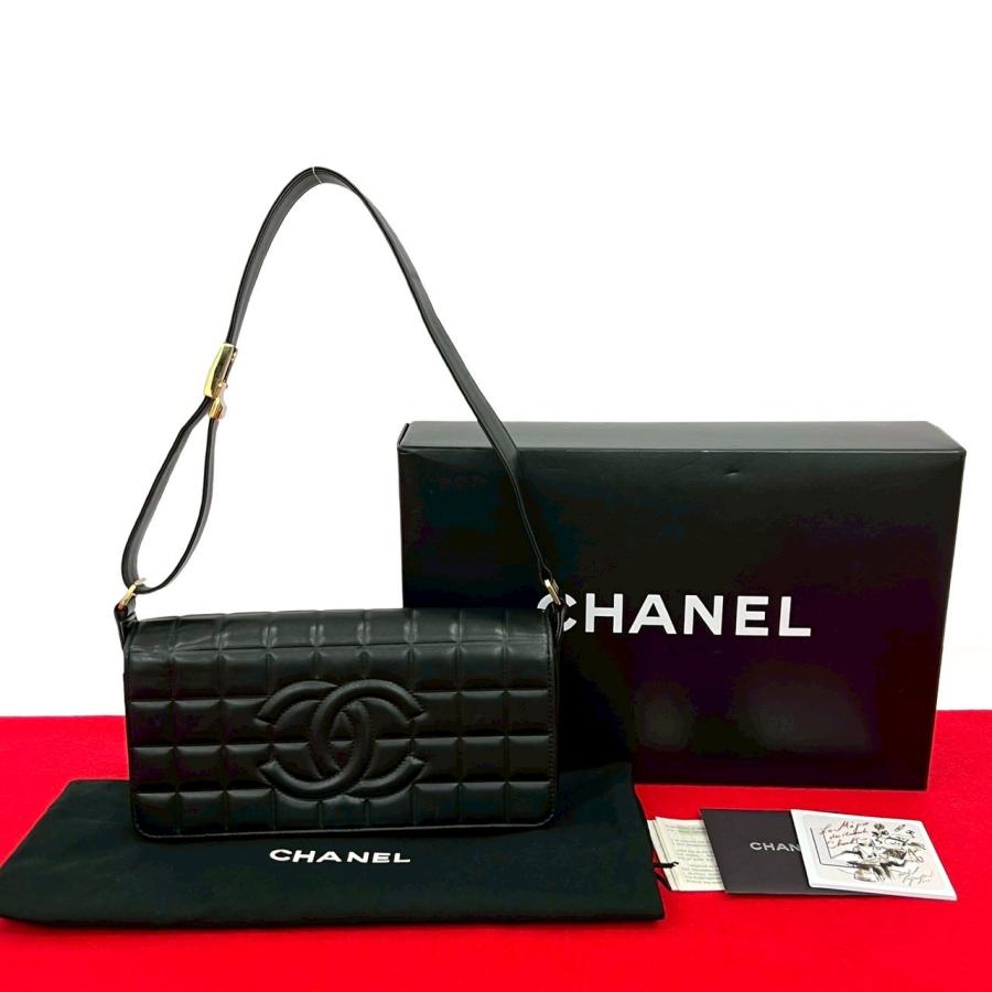 CHANEL 極 美品 箱 カード シール有 8番台 シャネル チョコバー ココ 