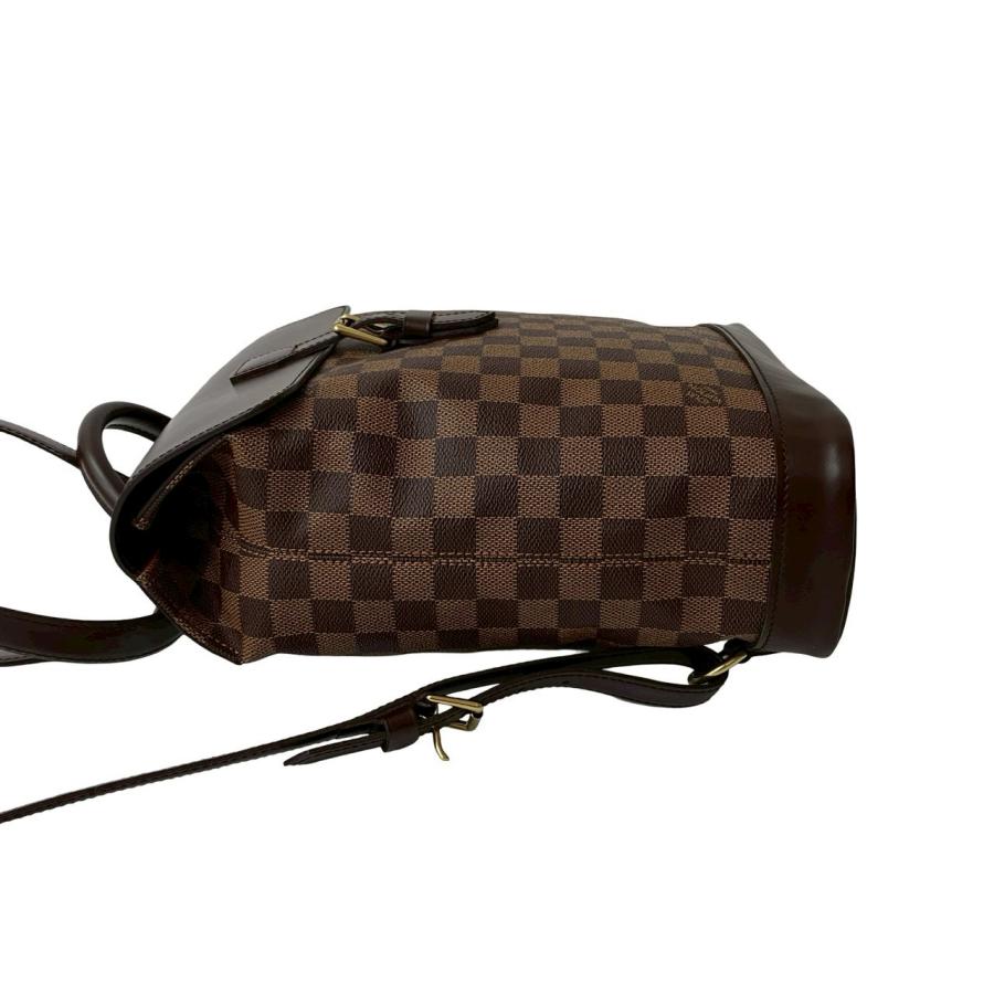 (C10701)VUITTON ダミエ ソーホー バッグパック リュック LOUIS VUITTON（ルイ・ヴィトン） 極 美品 ソーホー ダミエ レザー 本