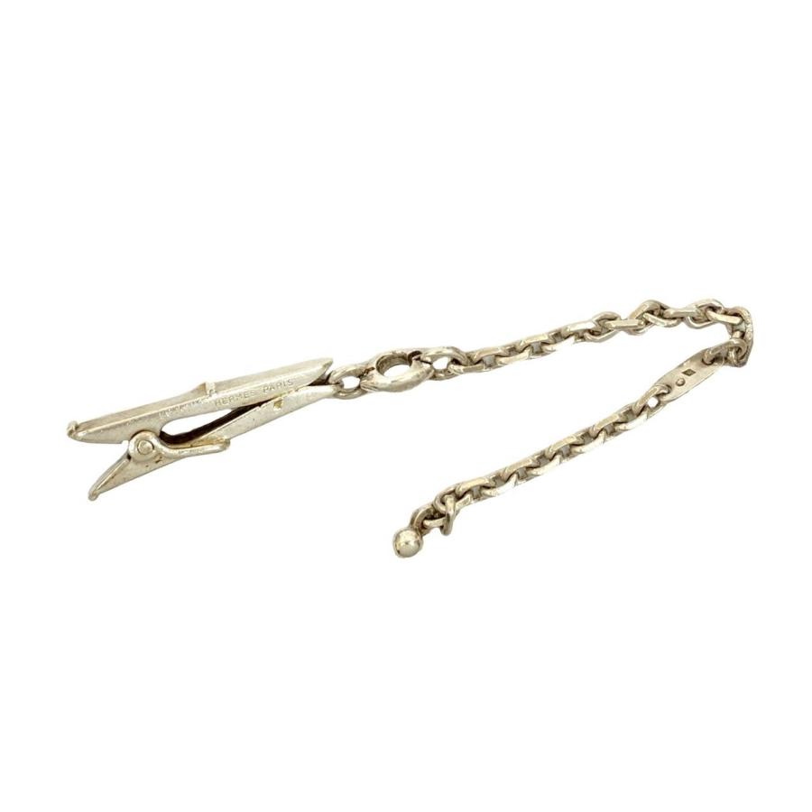 HERMES（エルメス） 極 美品 希少品 シルバー925 チェーン クリップ