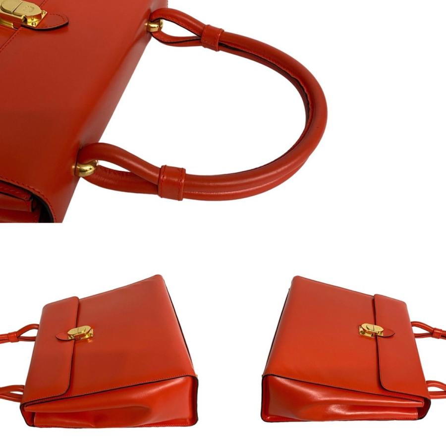 LOEWE（ロエベ） 極 美品 ヴィンテージ アナグラム ロゴ カーフレザー