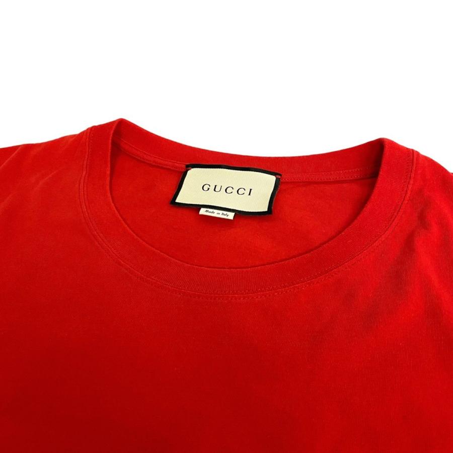 GUCCI 極 美品 レア グッチ シェリーライン GG ロゴ プリント 半袖 T 