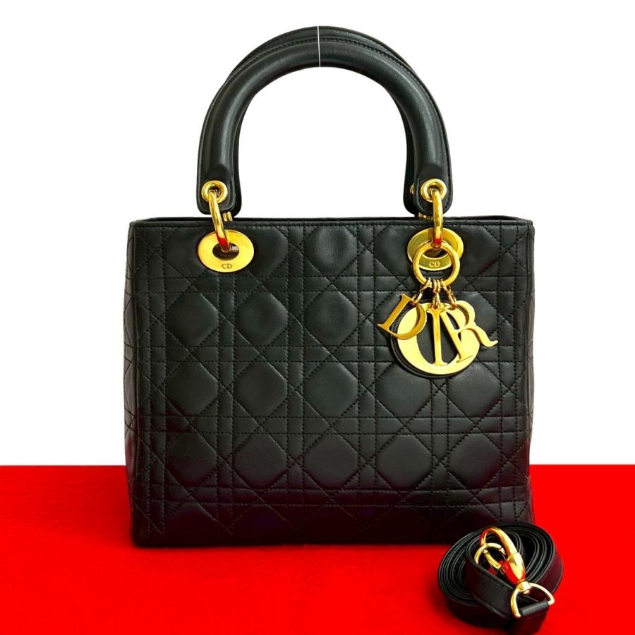 極 美品 Christian Dior クリスチャンディオール レディ