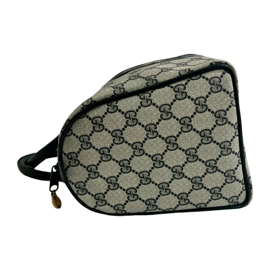 GUCCI シェリーライン ミニ ボストン ハンド バッグ 黒 グッチ GUCCI 極 美品 グッチ オールドグッチ ヴィンテージ シェリー