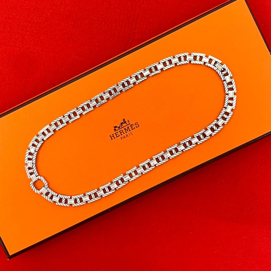 HERMES（エルメス） 極 美品 グランスポー ヴィンテージ シルバー800