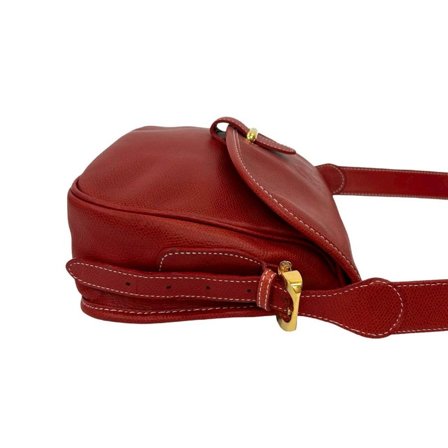 LOEWE（ロエベ） 極 美品 ヴィンテージ アナグラム 型押し ロゴ レザー