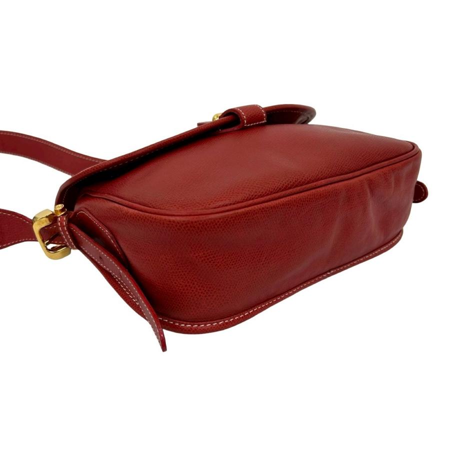 極 美品 ロエベ ヴィンテージ レザー ショルダーバッグ ポシェット LOEWE 極 美品 ロエベ ヴィンテージ アナグラム ロゴ レザー 本