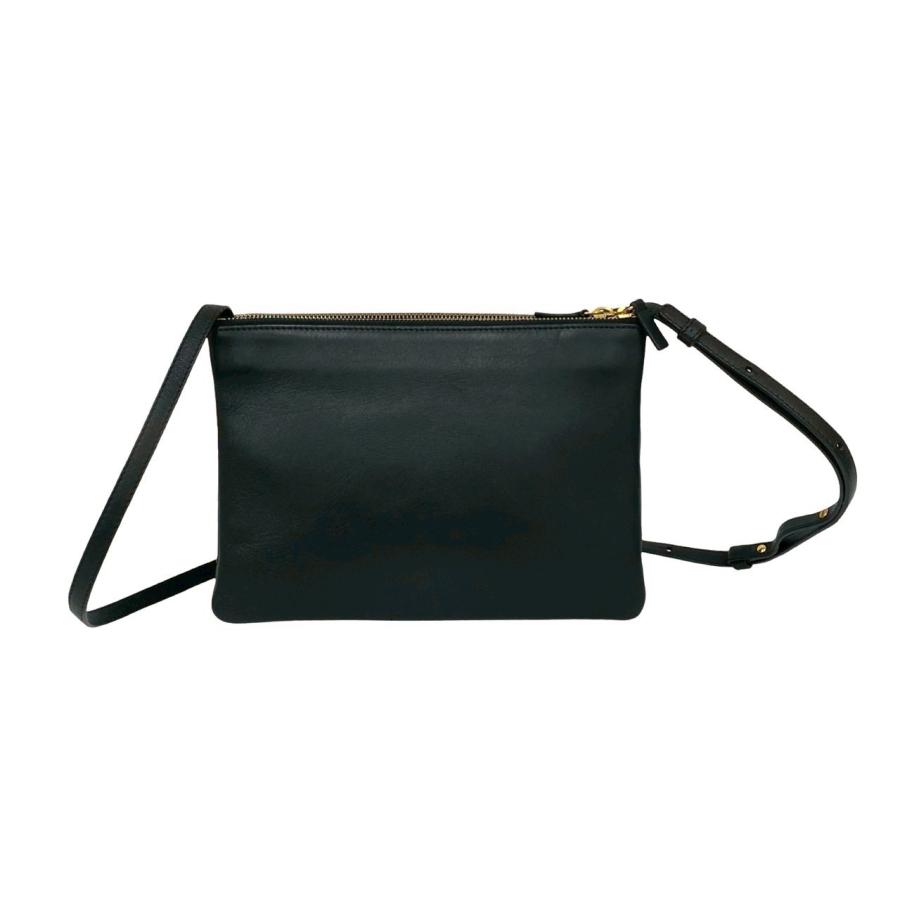 CELINE（セリーヌ） 極 美品 トリオ ラージ レザー 本革 ショルダー 