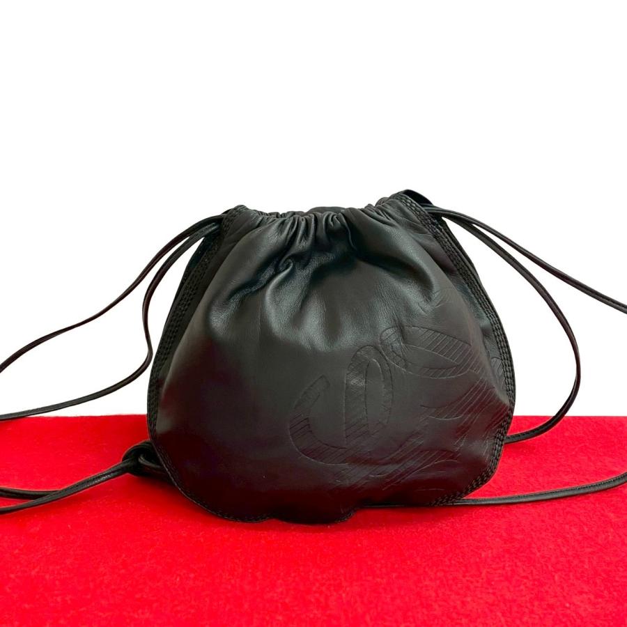 LOEWE（ロエベ） 極 美品 ヴィンテージ アナグラム ロゴ ナッパ レザー