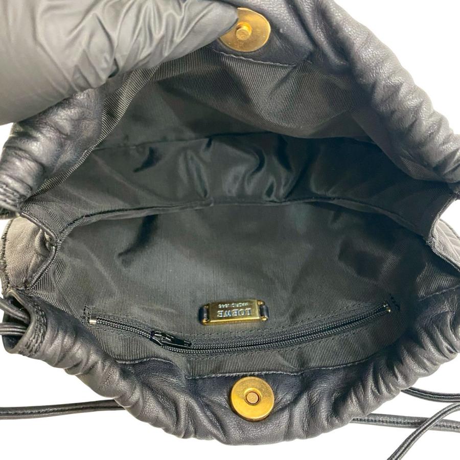 LOEWE（ロエベ） 極 美品 ヴィンテージ アナグラム ロゴ ナッパ レザー