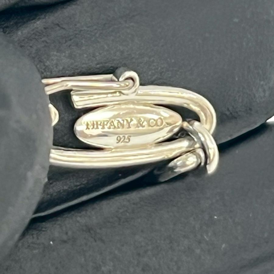 TIFFANY&Co.（ティファニー） 極 美品 袋付き カーブド ハート