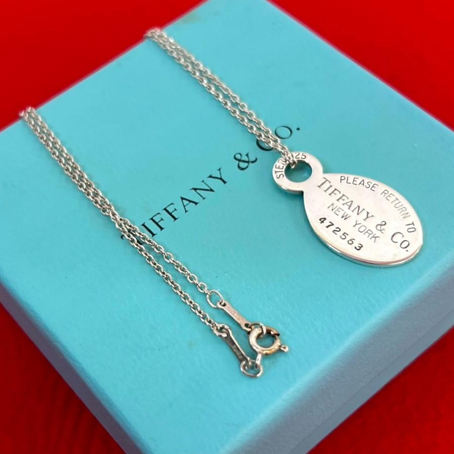 TIFFANY&Co.（ティファニー） 極 美品 リターントゥ オーバルタグ 