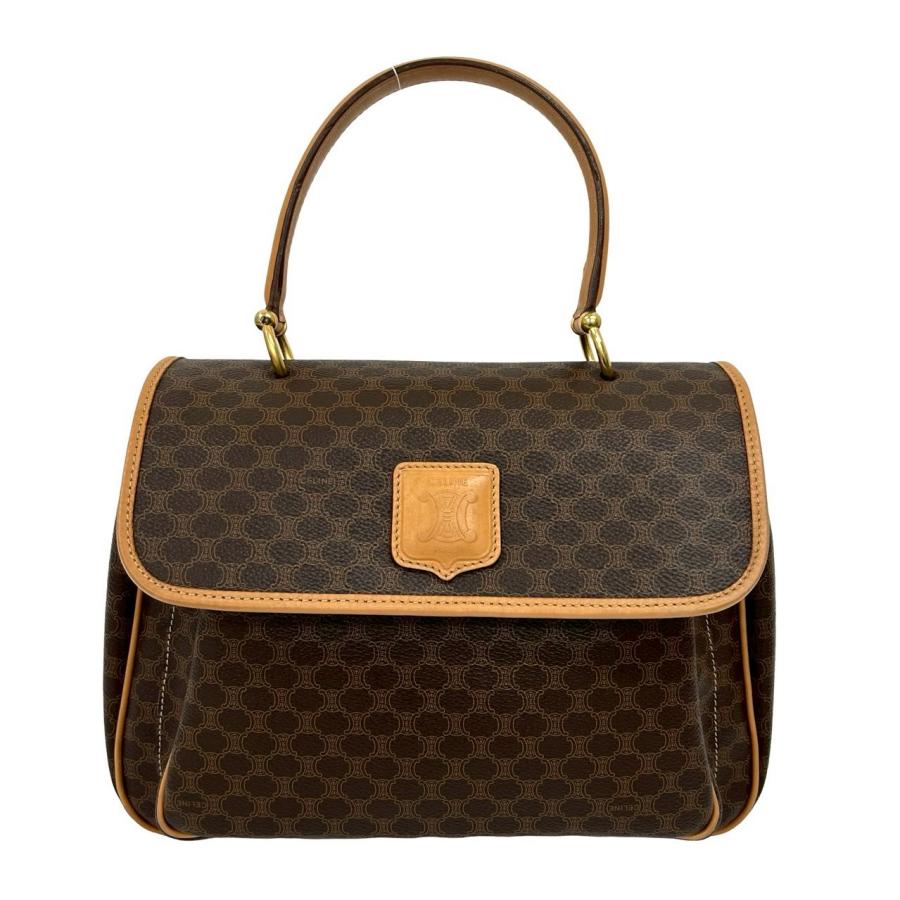 CELINE（セリーヌ） 極 美品 ヴィンテージ マカダム ブラゾン ロゴ 柄