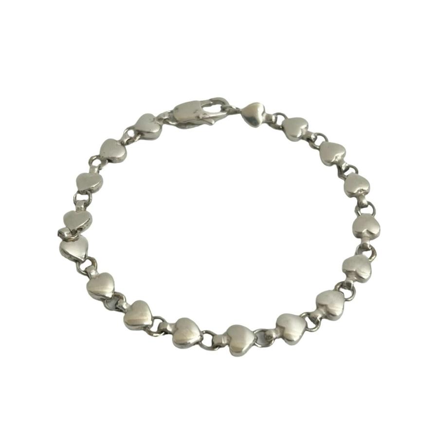 TIFFANY&Co.（ティファニー） 極 美品 保存箱付 パフハート シルバー