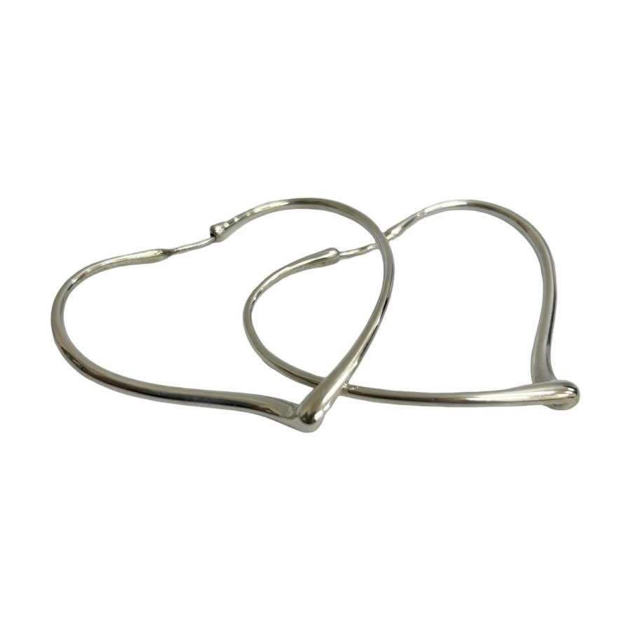 極美品 オールドティファニー オープンハート ピアス シルバー925 極美品 オールドティファニー オープンハート ピアス シルバー