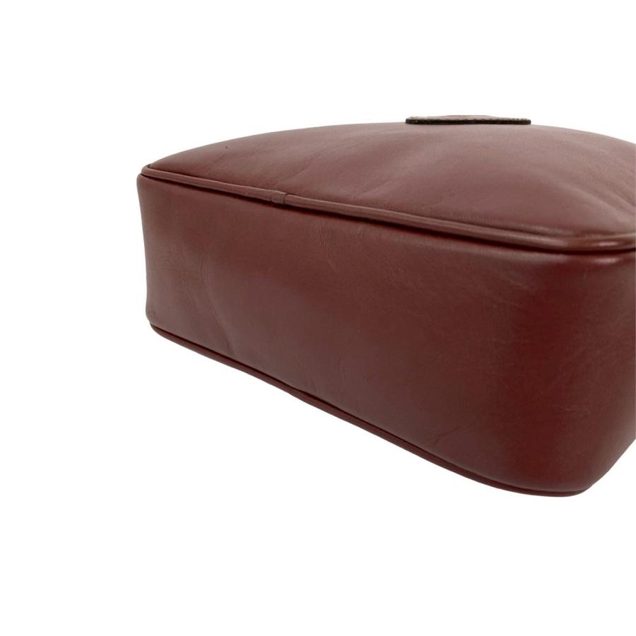 ✨極希少 極美品✨カルティエ ショルダーバッグ マストライン シボ革 グリーン Cartier 極 美品 CARTIER カルティエ ヴィンテージ マストライン
