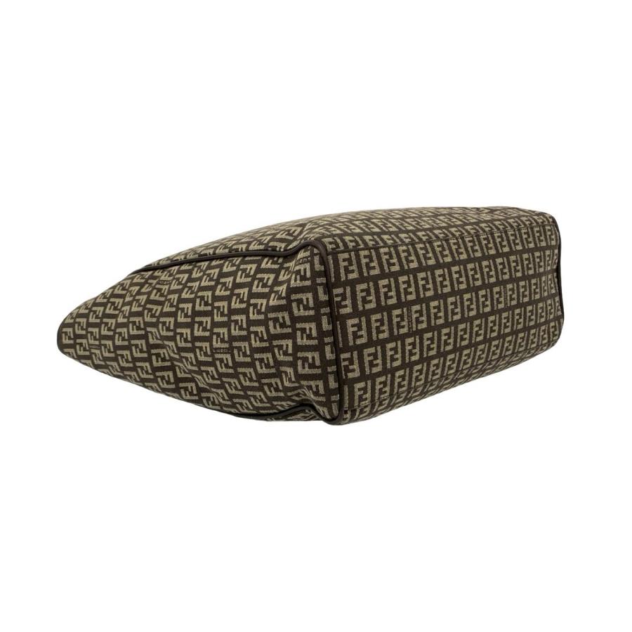 FENDI（フェンディ） 極 美品 希少品 ズッキーノ FF 柄 ロゴ金具