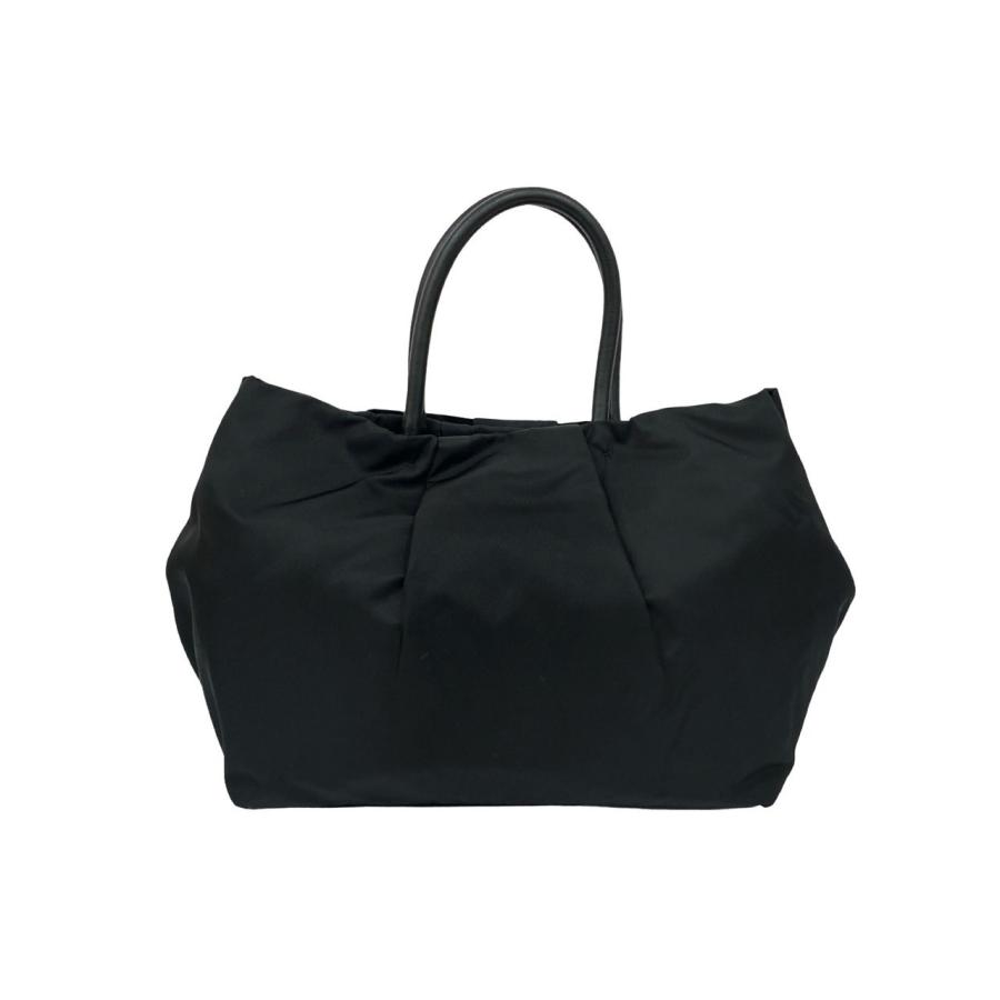 PRADA 極 美品 プラダ ロゴ 金具 リボン モチーフ テスート