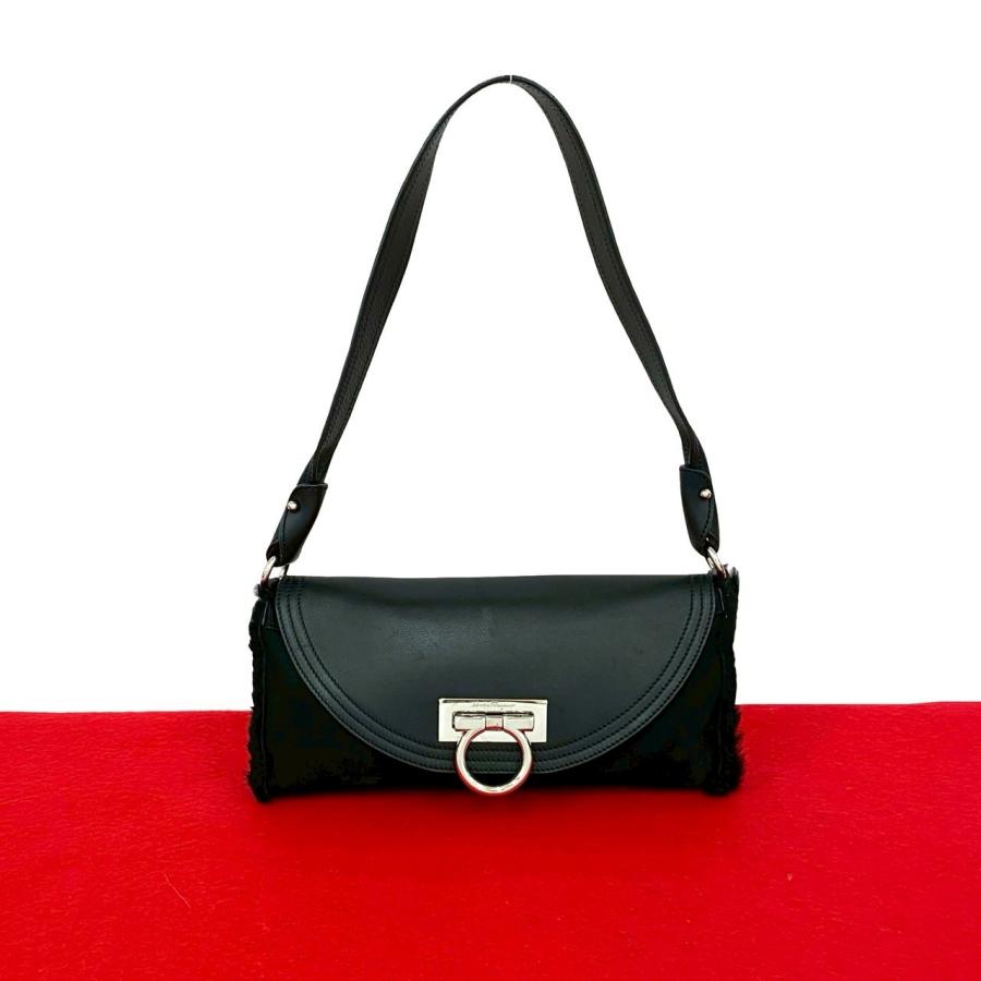 極 美品 Salvatore Ferragamo サルヴァトーレフェラガモ ガンチーニ 