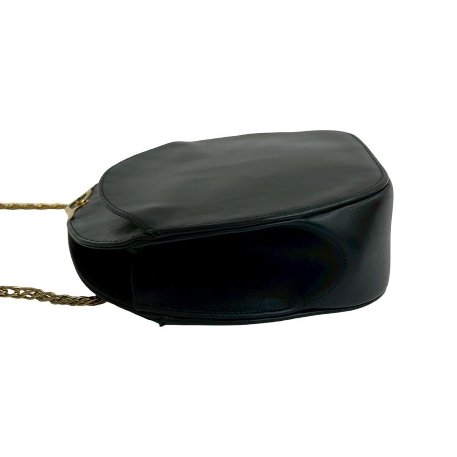 極 美品 CARTIER カルティエ ヴィンテージ サファイアライン カーフ レザー 本革 チェーン ショルダーバッグ ポシェット ネイビー 21268 Cartier - 極 美品 CARTIER カルティエ ヴィンテージ サファイアライン