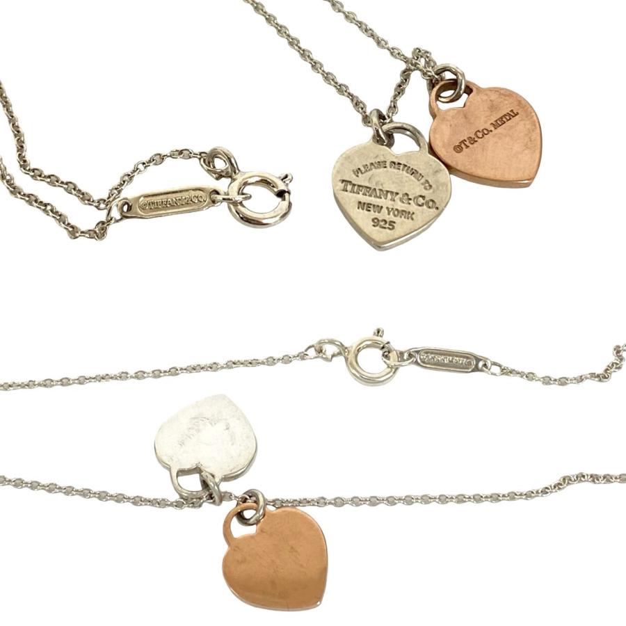 正規品　極美品ティファニーハートペンダント　チャーム TIFFANY&Co.（ティファニー） 極 美品 リターントゥ ダブルハート