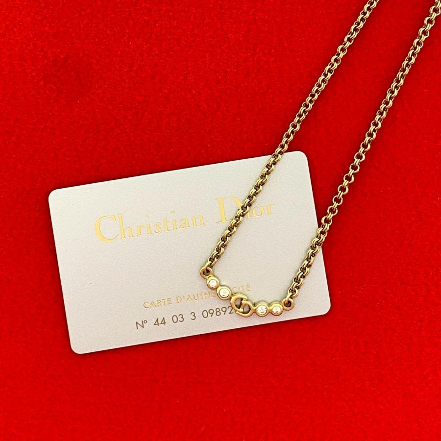 極 美品 Christian Dior クリスチャンディオール ヴィンテージ CD ロゴ 