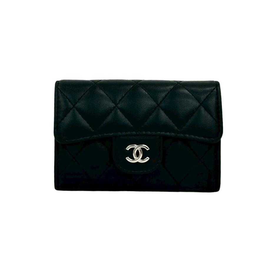 シャネル CHANEL マトラッセ ラムスキン コインケース カードケース CHANEL （新品・未使用品）シャネル マトラッセ ココマーク