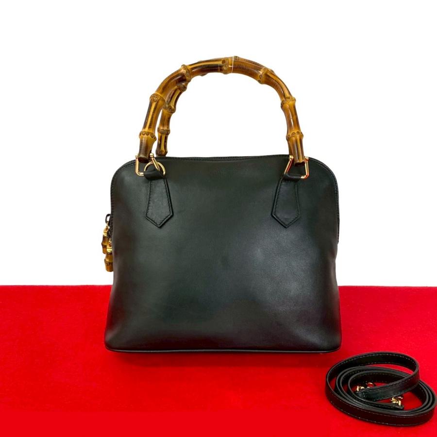 【美品】OLD GUCCI オールドグッチ/バンブー /ハンドバッグ GUCCI 極 美品 グッチ オールドグッチ ヴィンテージ バンブー レザー