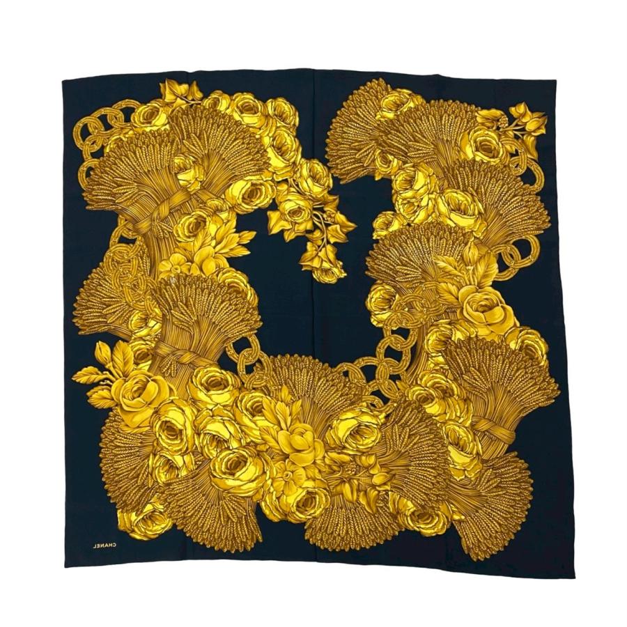 CHANEL（シャネル） 極 美品 希少品 タッセル 花柄 ココマーク シルク