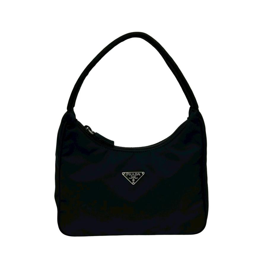 PRADA（プラダ） 極 美品 希少品 三角ロゴ 金具 プレート テスート