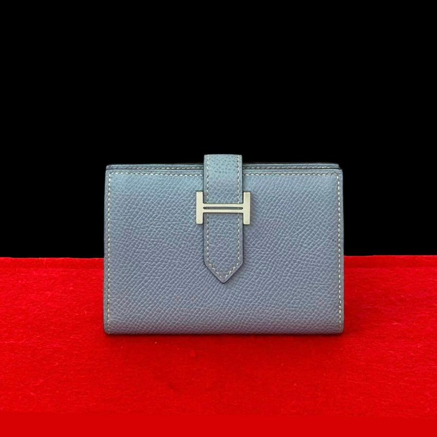 HERMES（エルメス） ほぼ未使用 希少品 □O 刻印 ベアン ミニ カード