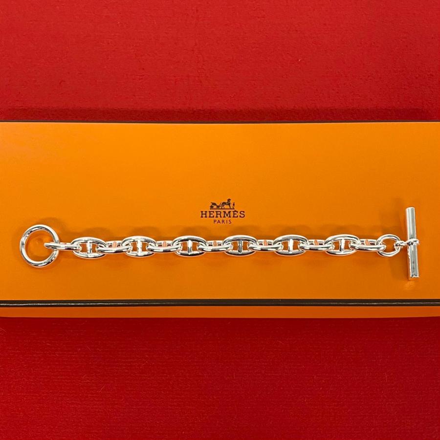 HERMES（エルメス） ほぼ未使用 シェーヌダンクル GM 14コマ シルバー