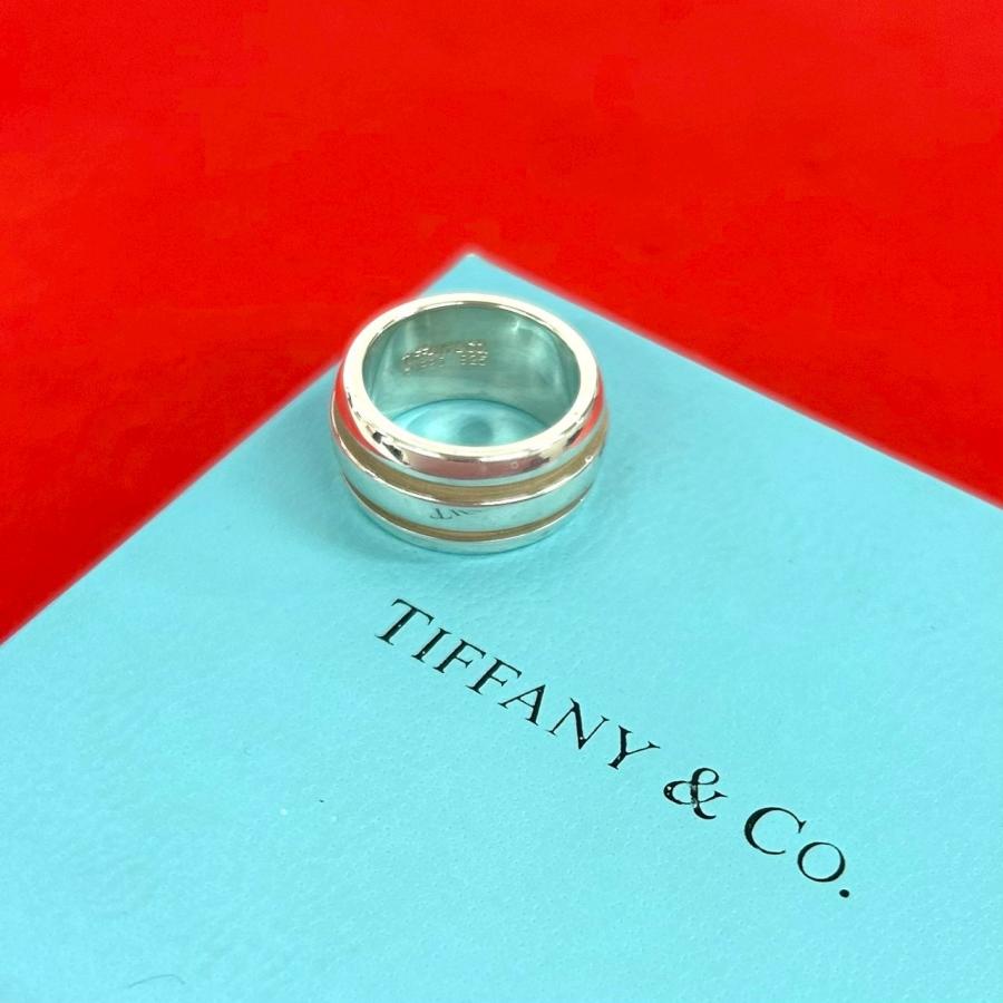 TIFFANY&Co.（ティファニー） 極 美品 グルーブ ド ダブルライン