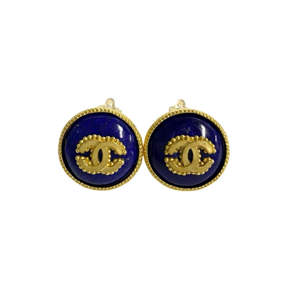 CHANEL イヤーカフ　片耳　ココマーク　刻印　箱付き CHANELシャネル ゴールド ココマーク サークル イヤリング 箱BOX付