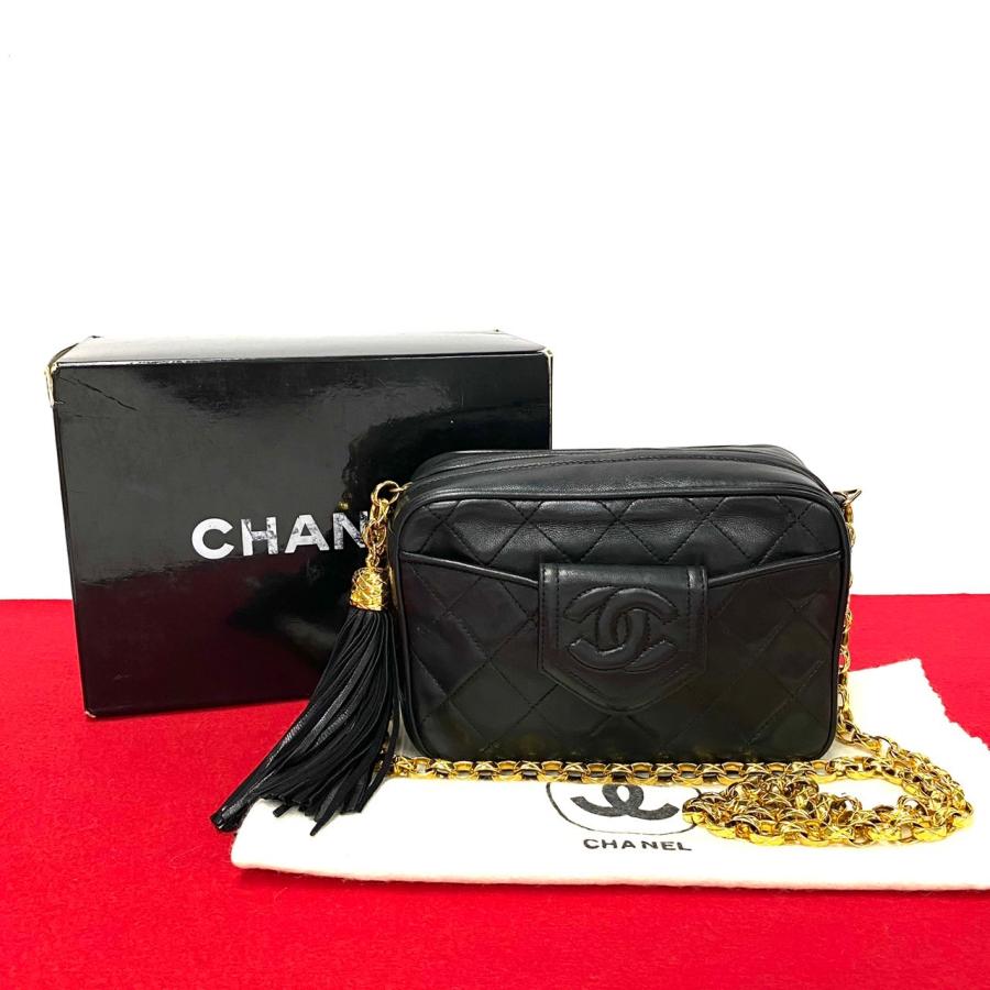 CHANEL 極 美品 箱 袋付き シール有 1番台 シャネル マトラッセ 