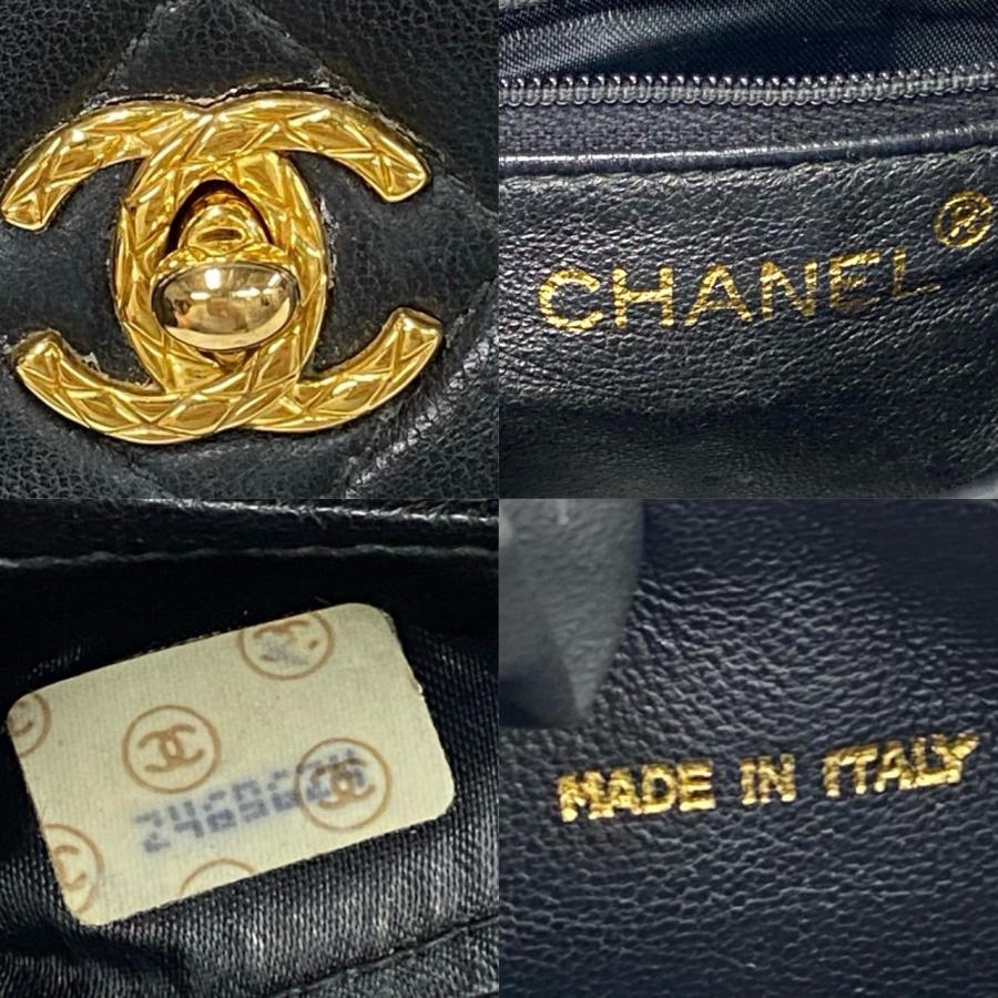 CHANEL 極 美品 シール有 シャネル ヴィンテージ マトラッセ ココ  
