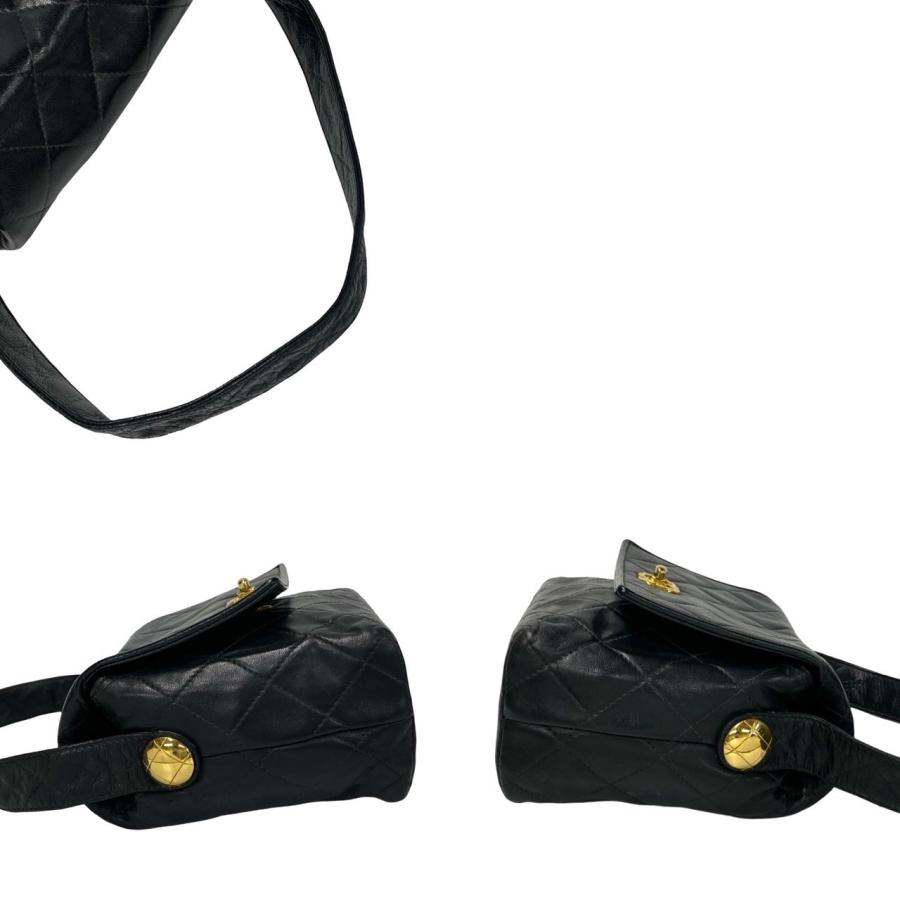 CHANEL 極 美品 シール有 シャネル ヴィンテージ マトラッセ ココ  