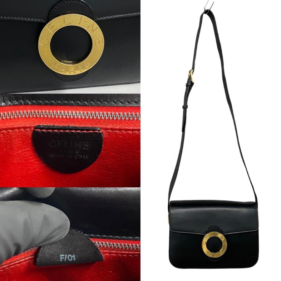 CELINE 極 美品 希少品 セリーヌ ヴィンテージ サークル ロゴ CELINE 極 美品 希少品 セリーヌ ヴィンテージ サークル ロゴ