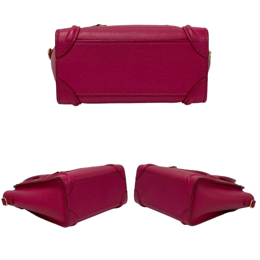CELINE 極 美品 セリーヌ ラゲージ ナノ ショッパー レザー 本革 CELINE 極 美品 セリーヌ ラゲージ ナノ ショッパー レザー 本革
