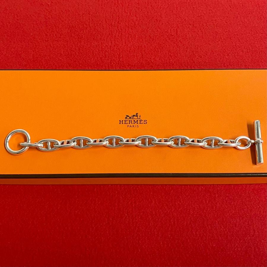 HERMES 極 美品 希少品 エルメス シェーヌダンクル GM 13コマ HERMES 極 美品 希少品 エルメス シェーヌダンクル GM 13コマ