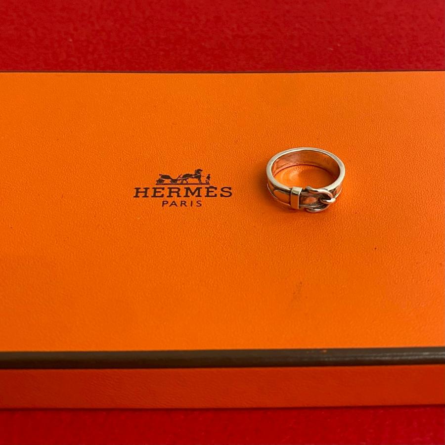 HERMESエルメスサンチュールベルトリングブレスレットシルバーゴールド指輪 HERMES(エルメス) sun tulle belt ring サンチュールベルト