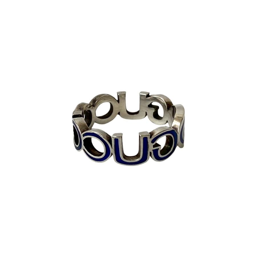 GUCCI（グッチ） 極 美品 インターロッキング G エナメル リング